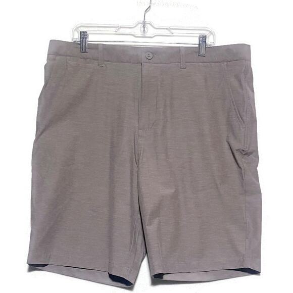 Johnnie O Wyatt Prep Performance Shorts Men's Size 38 Steel Color New With Tag - Picture 1 of 9